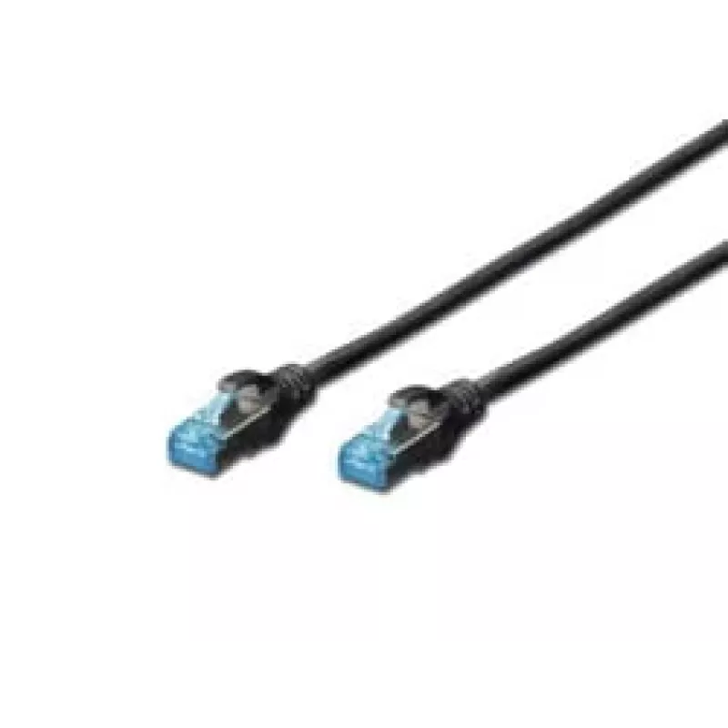 Καλώδιο δικτύου Digitus CAT 5e SF/UTP 1m RJ-45 Μαύρο
