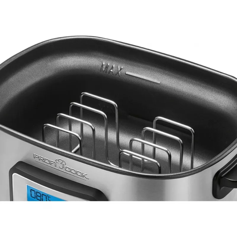 ProfiCook PC-SV 1112 8 L 520 W μαύρο, ανοξείδωτο ατσάλι