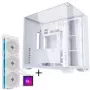 Lian Li O11 Vision Compact Κουτί Bundle + HydroShift II LCD-S 360TL AiO - Λευκό