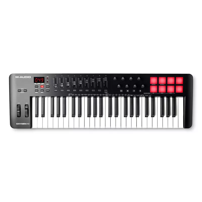 M-AUDIO Oxygen 49 (MKV) MIDI-Πληκτρολόγιο 49 πλήκτρα USB Μαύρο