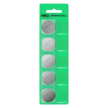 Μπαταρία κουμπί Green Cell CR2430 3V — συσκευασία 5 τεμ.
