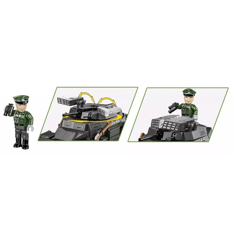 Cobi Blocks Sd.Kfz 222 κιτ μοντελισμού COBI-2657 — 502 τουβλάκια