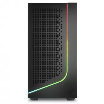 Κουτί PC Sharkoon J1000 ARGB mATX — Mid-Tower Θήκη Micro-ATX με φωτισμό ARGB