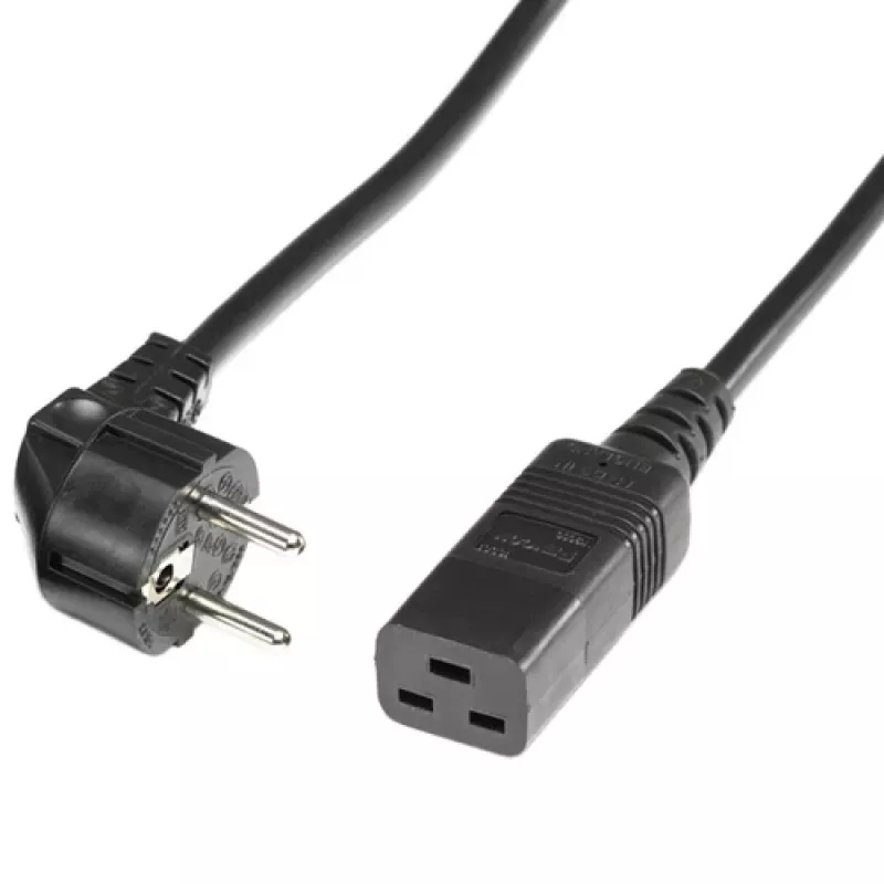 Καλώδιο τροφοδοσίας Schuko IEC320 C19 16A 3,0 m ROLINE