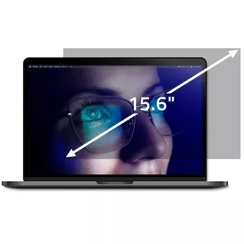 Qoltec 51052 φίλτρο απορρήτου GDPR για φορητούς υπολογιστές 15,6 ιντσών (39,6 cm), 16:9, 345,4 x 194,3 mm