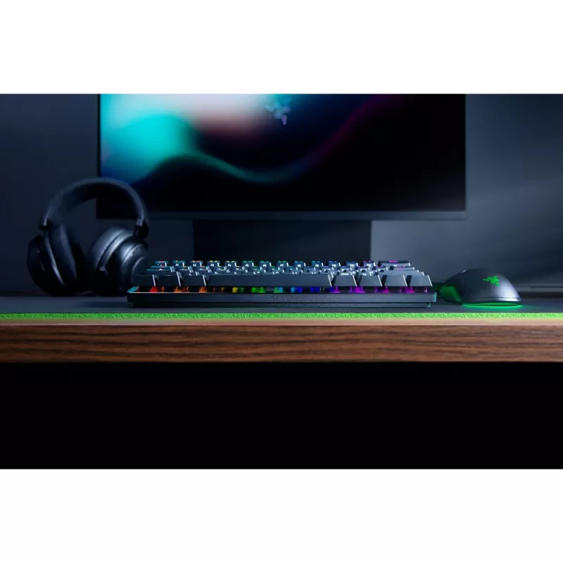 Huntsman Mini, πληκτρολόγιο gaming μαύρο, DE-Layout, Razer Linear Optical (Red)