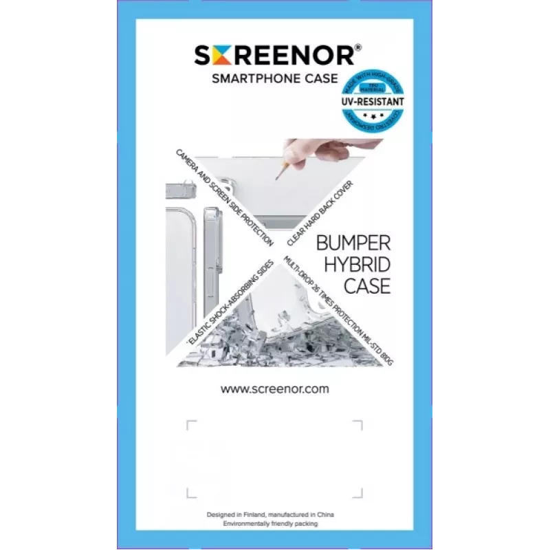 Θήκη Screenor 25620SB για iPhone 16 Pro 16 cm Διαφανής