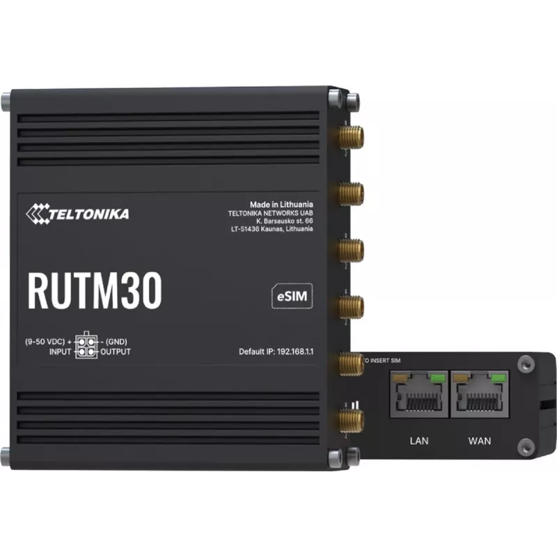 5G Mobile Router TELTONIKA RUTM30 — mobile και σταθερές εγκαταστάσεις με WLAN