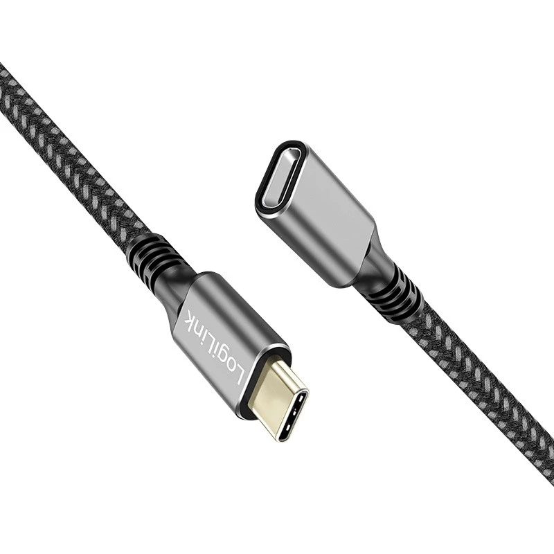 USB 3.2 Gen2 Type-C σε USB-C/F, PD, 1m