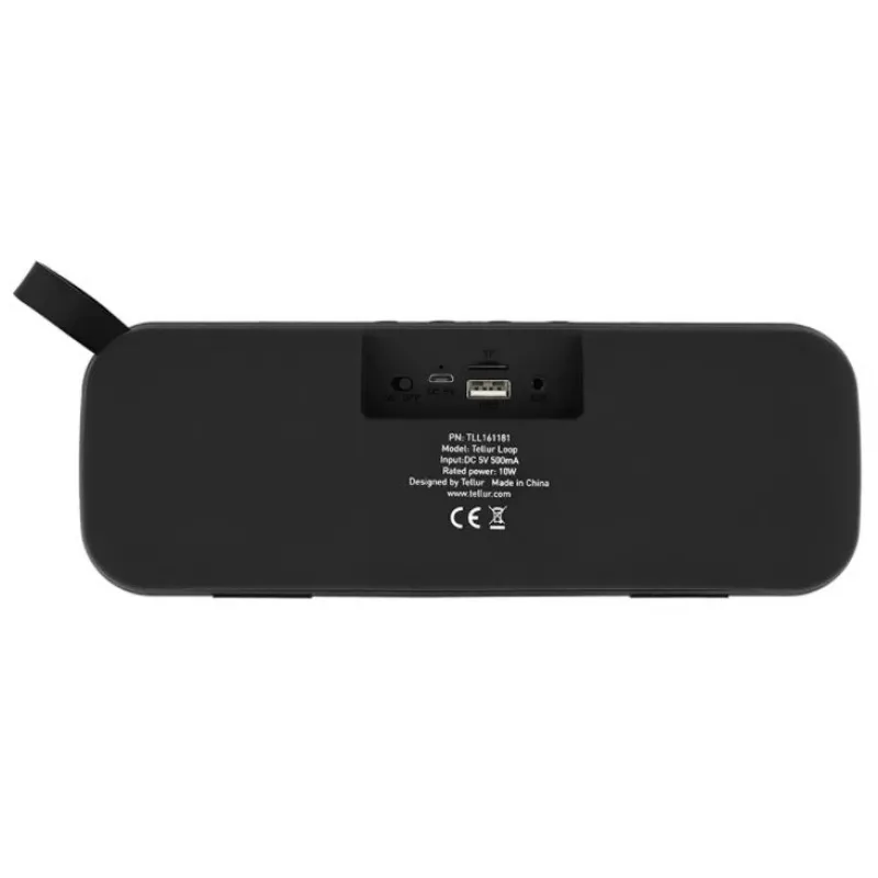 Φορητό ηχείο Tellur ηχείο Bluetooth Loop 10W μαύρο