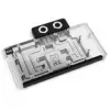 Μπλοκ υγρής ψύξης Alphacool Core RX 9070 XT Swift+ διαφανές χρώμιο για GPU
