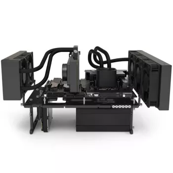 Benchtable Streacom BC1 V2 μαύρο υποστήριξη ATX αλουμίνιο