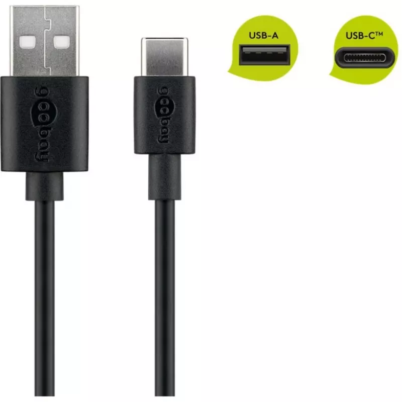 Goobay 45735 Καλώδιο USB Μαύρο