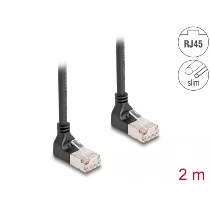 Delock 80282 Καλώδιο Ethernet Patch μαύρο