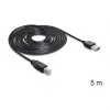 Καλώδιο USB DeLOCK 85553 USB 2.0 5m USB A USB B μαύρο