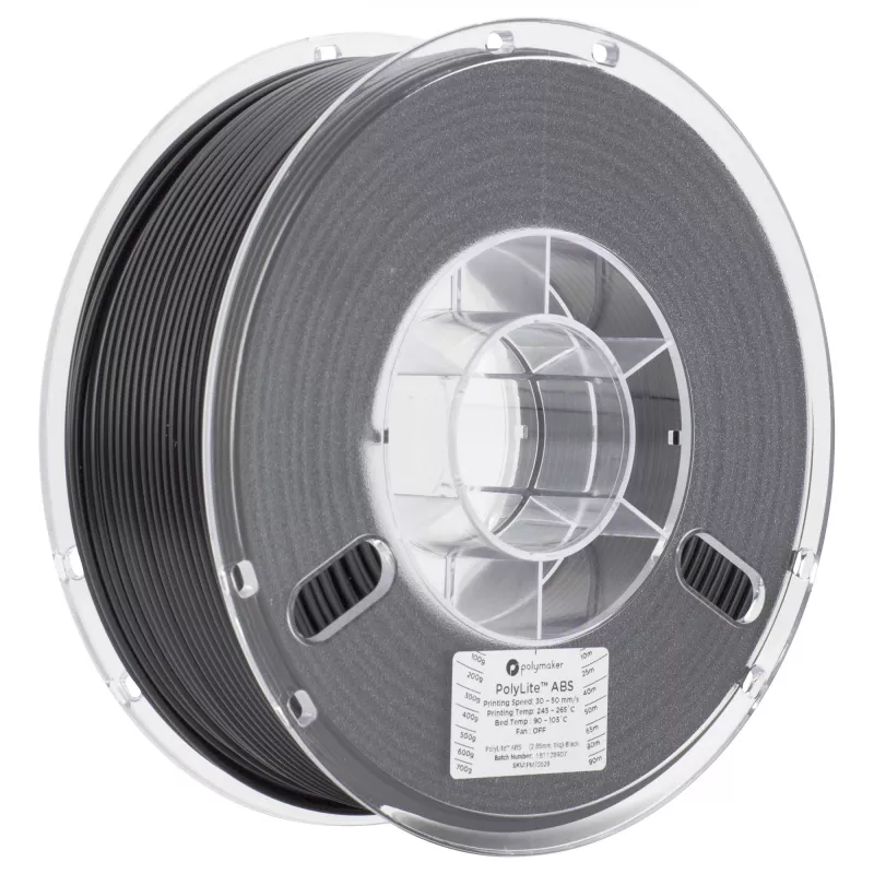 Νήμα για 3D εκτύπωση Polmask ABS 1,75 mm μαύρο 1 kg