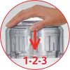 Tefal DPA 130 LA MOULINETTE 1000 1000 W διαφανές, λευκό