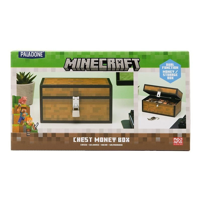 Κουμπαράς Paladone Minecraft σχέδιο Chest PP13601MCF για παιδιά και fans