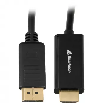 Sharkoon SHA Displayport 1.2 σε HDMI 4K bk 2,0m ΕΝΕΡΓΟ 4Kx2K 60Hz