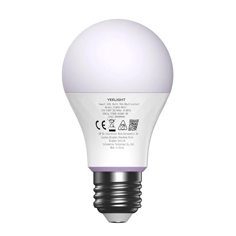 YEELIGHT W4 Έξυπνος λαμπτήρας Wi-Fi/Bluetooth E27 χρώματος (YLQPD-0011) 4 τεμ.
