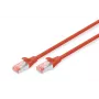 Καλώδιο Patch Digitus CAT 6 S/FTP DK-1644-005/R 0,5 m κόκκινο