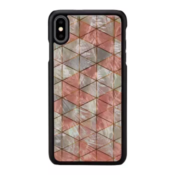 Προστατευτική θήκη iKins για iPhone XS Max — σχέδιο ρόμβου, μαύρη