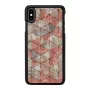 Προστατευτική θήκη iKins για iPhone XS Max — σχέδιο ρόμβου, μαύρη