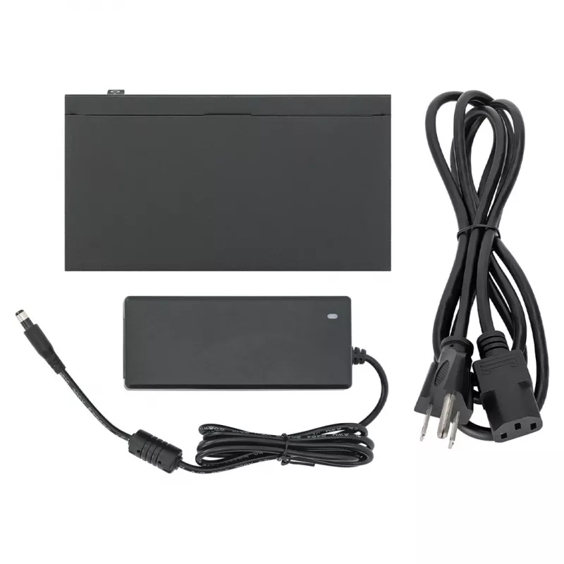 Gigabit 5xPoE Passthrough Switch, τροφοδοτούμενο μέσω PoE ή AC, 68W