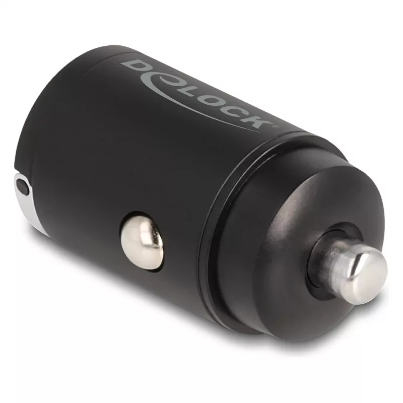 DeLOCK 64278 Μίνι φορτιστής αυτοκινήτου USB-C PD 3.0, 30 W, 3 A, μαύρος