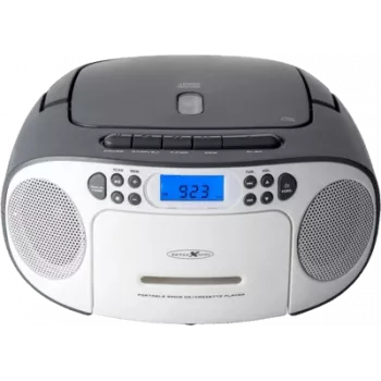 Reflexion RCR2260 φορητό CD boombox, λευκό/γκρι