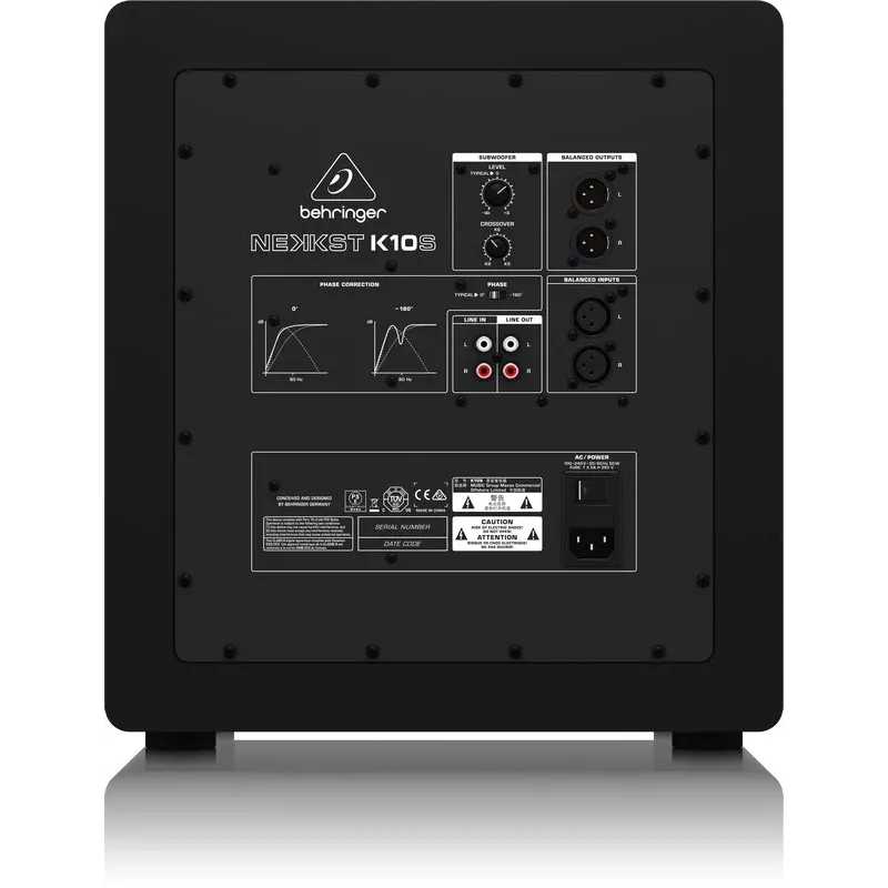 Behringer K10S μαύρο ενεργό subwoofer