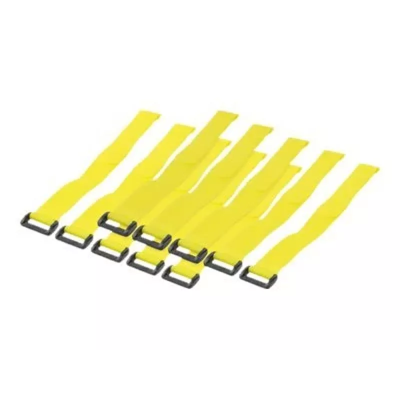 LogiLink - Δεματικά καλώδιων - 30 cm - Κίτρινα (συσκευασία 10 τεμ.)
