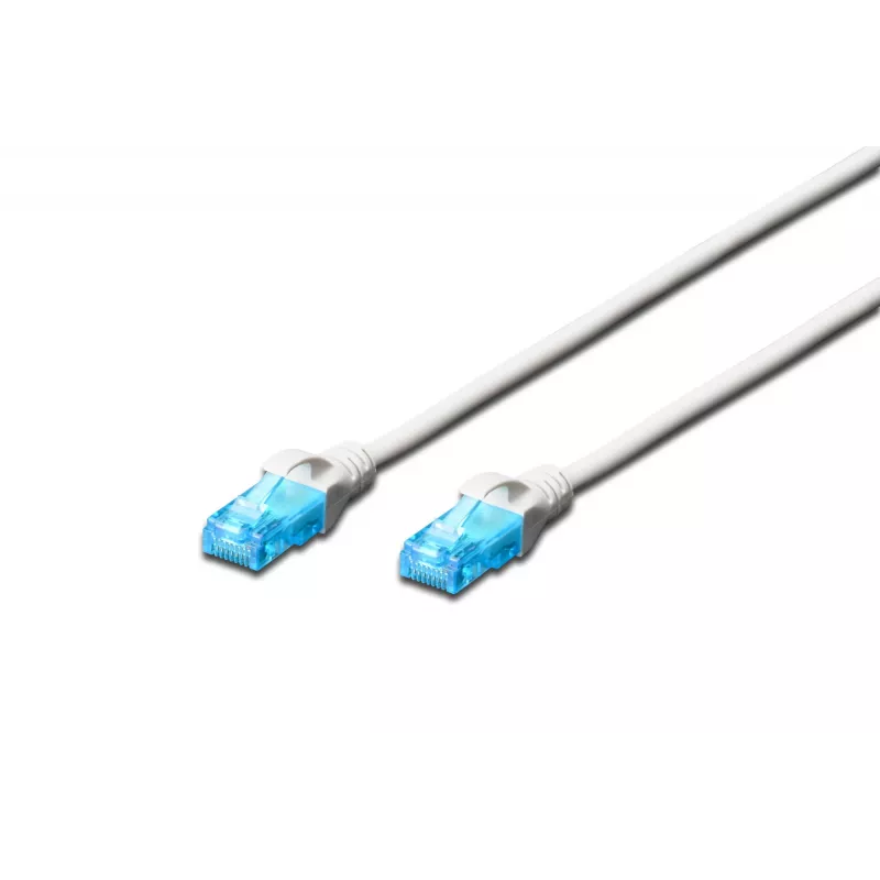 CAT 5e U-UTP καλώδιο patch 0,5m λευκό