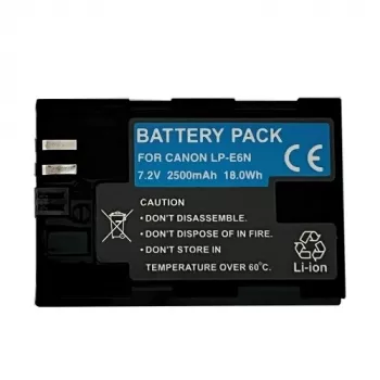 Επαναφορτιζόμενη μπαταρία κάμερας Extra Digital LP-E6N 2400 mAh, συμβατή αντικατάσταση για Canon LP-E6N
