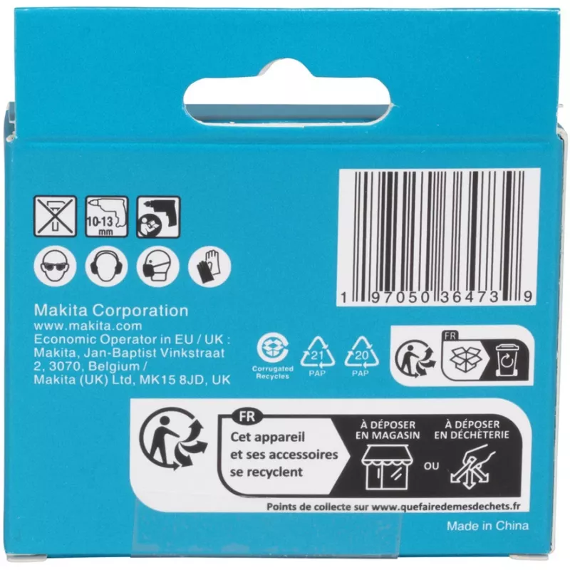 Σετ τρυπανιών Makita E-25410 για γυαλί και πλακάκια, 5 τεμ.