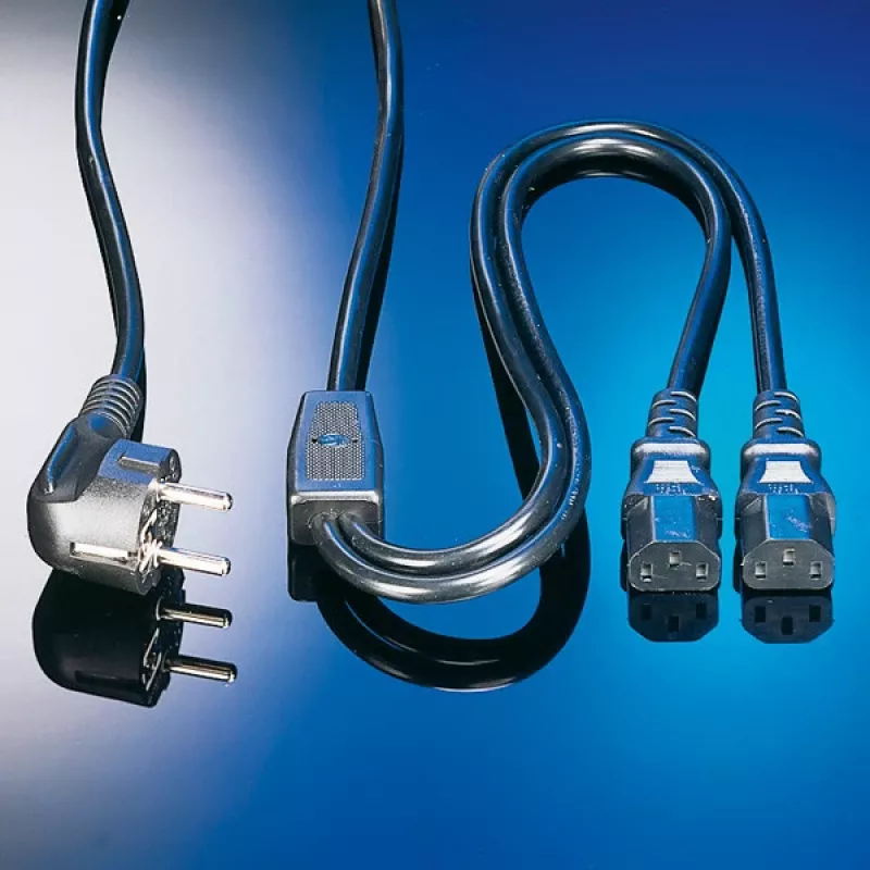ROLINE Καλώδιο τροφοδοσίας - CEE 7/7 (M) σε IEC 60320 C13
