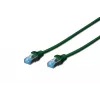 Καλώδιο δικτύου Digitus CAT 5e SF/UTP 1m Πράσινο RJ-45