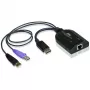 Καλώδιο προσαρμογέα KVM ATEN USB - DisplayPort σε Cat5e/6 (μονάδα CPU)
