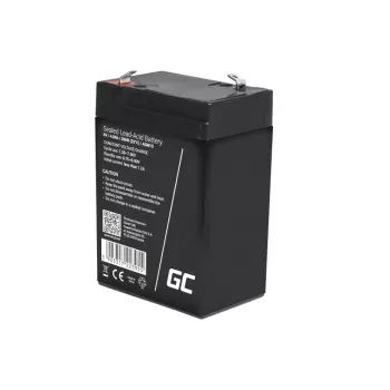 Μπαταρία UPS Green Cell AGM15, 6 V, 4 Ah, σφραγισμένη μπαταρία μολύβδου-οξέος (VRLA), μαύρο, 680 g