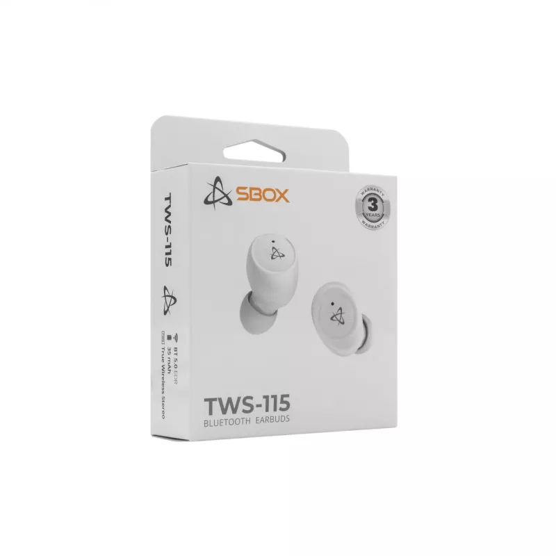 Ακουστικά SBOX EB-TWS115 λευκό