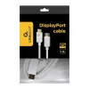 Καλώδιο DisplayPort Gembird CC-DP2-6-W – DisplayPort σε DisplayPort, 1,8 m, λευκό