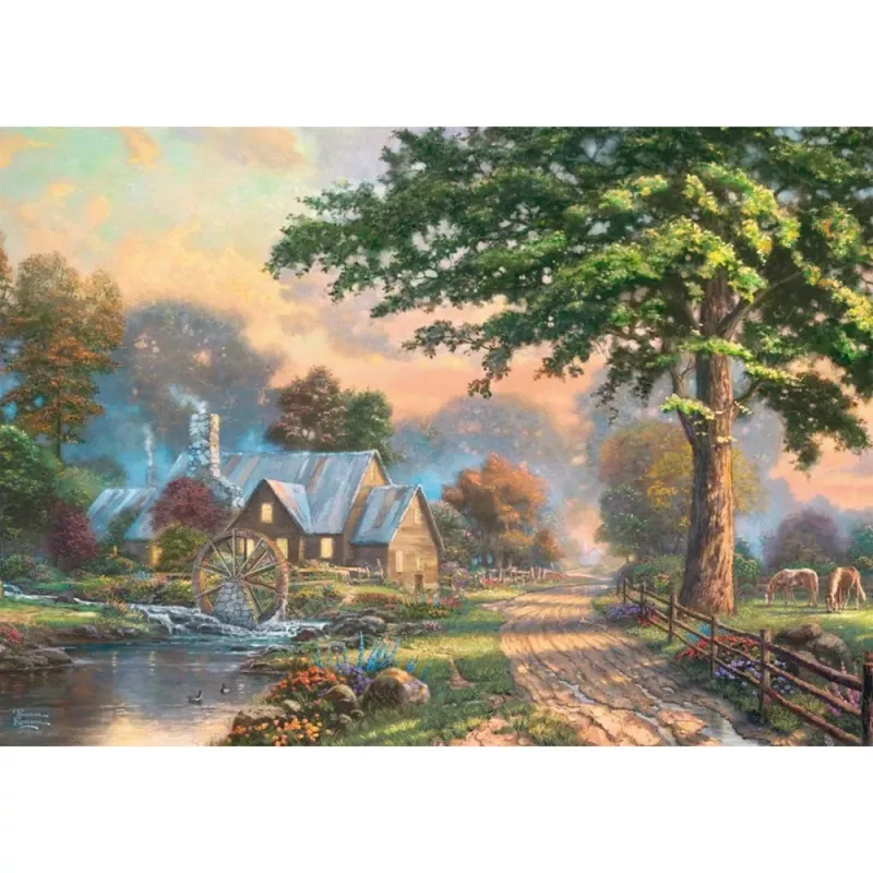 Ξύλινο παζλ schmidt spiele 59797 Thomas Kinkade Studios 1000 τεμ., ξύλινα κομμάτια
