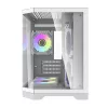 Κουτί υπολογιστή Darflash FT350 + 5 ανεμιστήρες aRGB (λευκό)