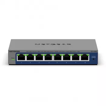NETGEAR GS108Ev4 Unmanaged L2/L3 Gigabit Ethernet (10/100/1000) Γκρι