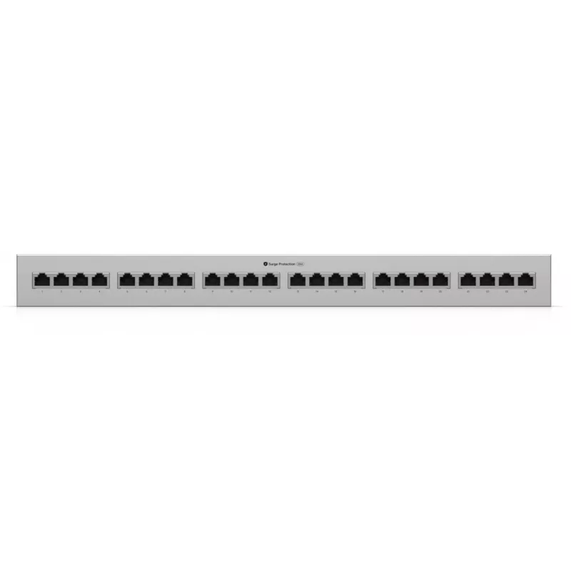 Ubiquiti UACC-ETH-SP-Panel-24 - Προστασία υπέρτασης Ethernet, πάνελ τοποθέτησης rack