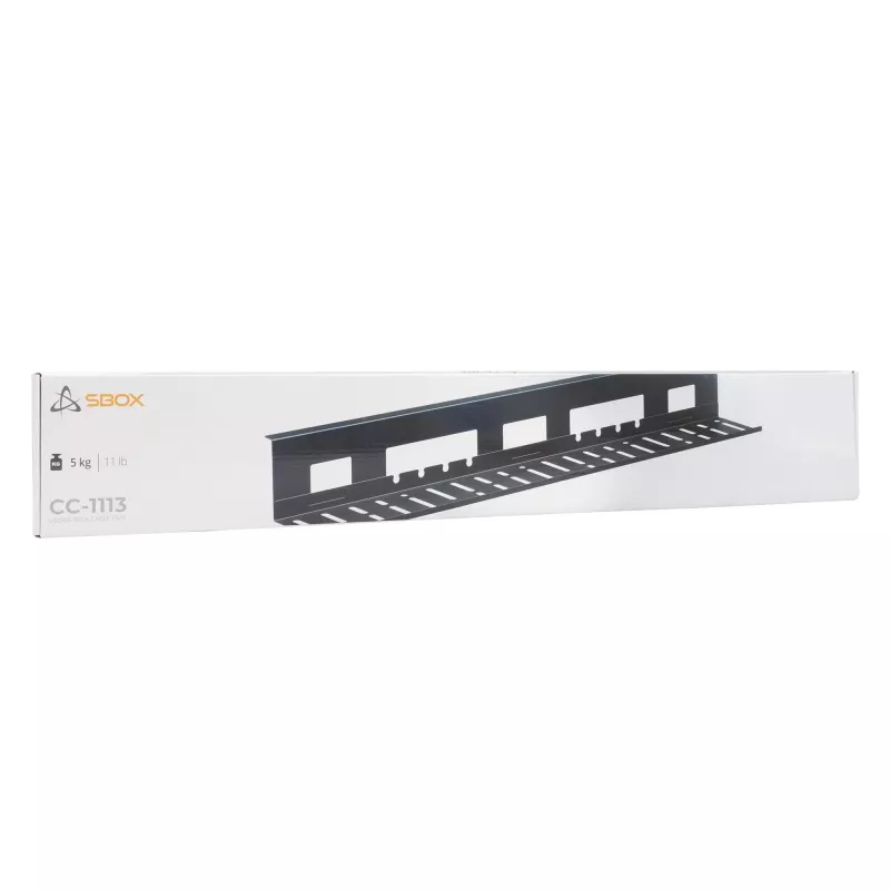 Sbox CC-1113 οργάνωση καλωδίων μαύρο