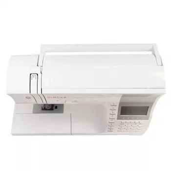 Ραπτομηχανή SINGER Quantum Stylist 9960 — 600 σχέδια βελονιάς, 13 αυτόματα προγράμματα κουμπότρυπας, σύστημα ελεύθερου βραχίονα