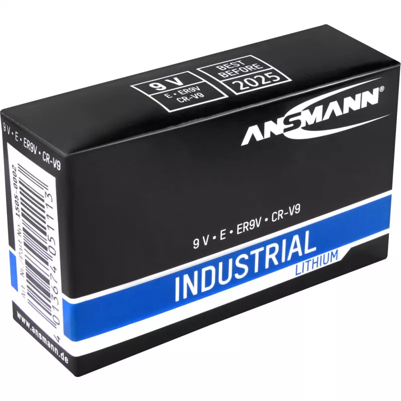 Ansmann 1505-0002 - μπαταρία μίας χρήσης - λίθιο - 9 V - 5 τεμ. - μαύρο - -40 - 60 °C