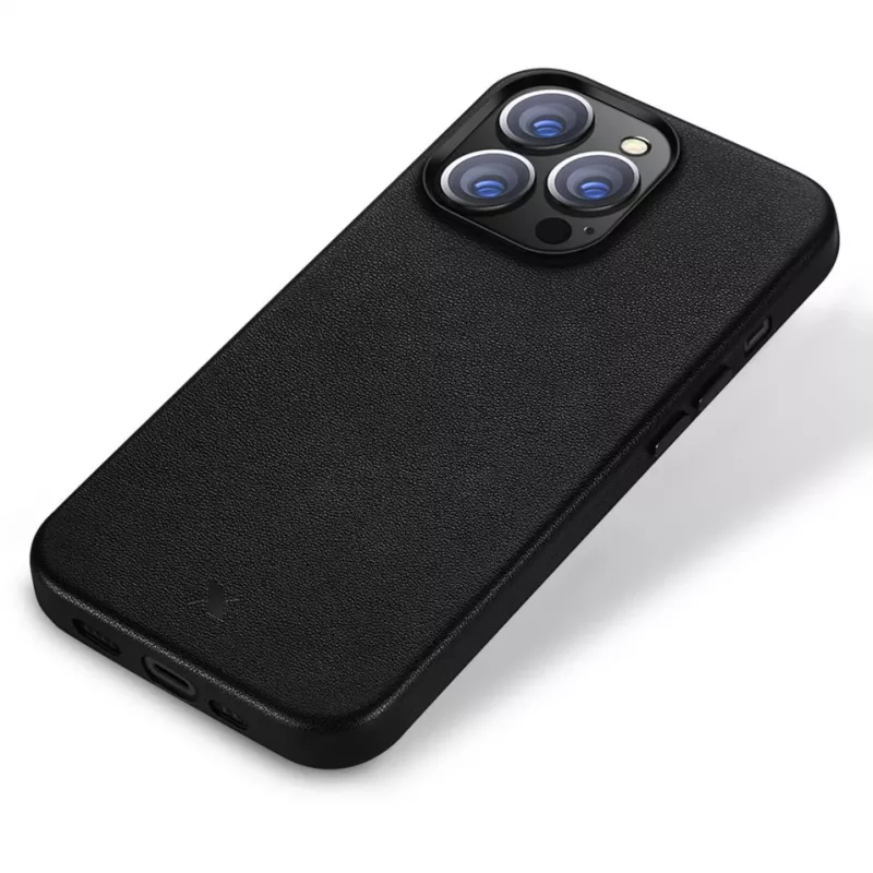 nevox StyleShell PRO MagSafe δερμάτινη iPhone 16 Pro Max μαύρο