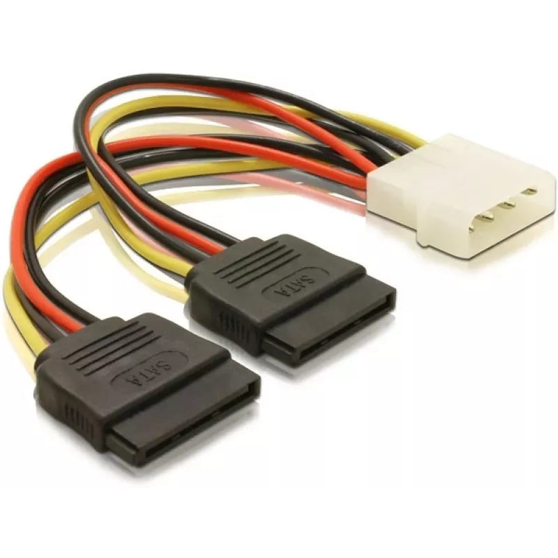 Καλώδιο τροφοδοσίας SATA HDD 2x DeLOCK 60102 0,112 m